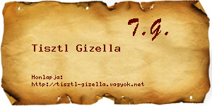 Tisztl Gizella névjegykártya